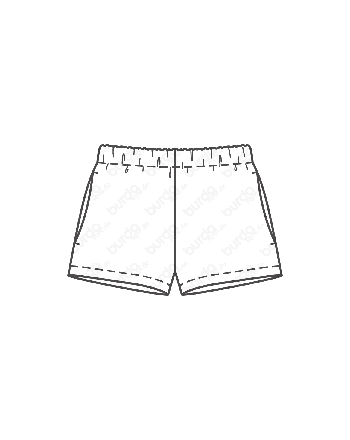 PDF-symønster - Burda BS - Shorts - Baby | Bilde 4