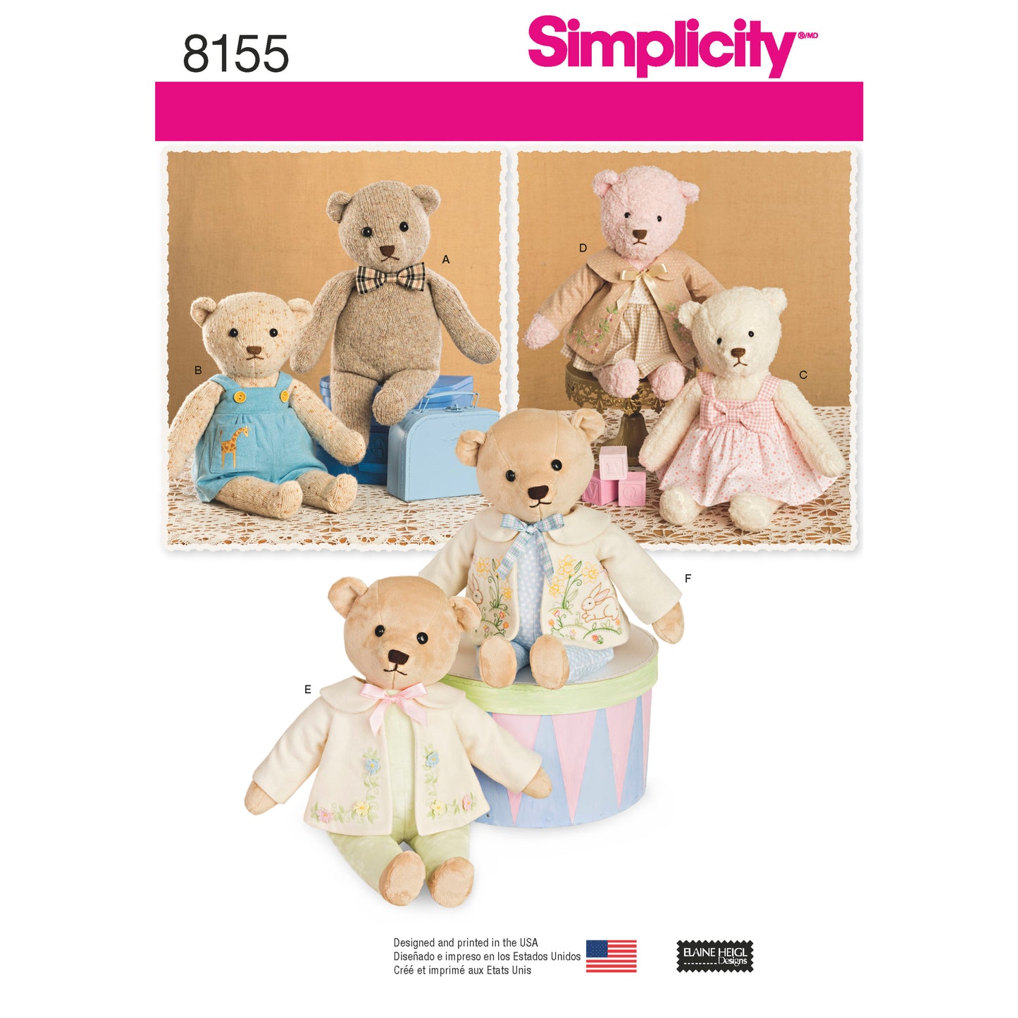 Simplicity 8155 - Genser - Dukkeklær