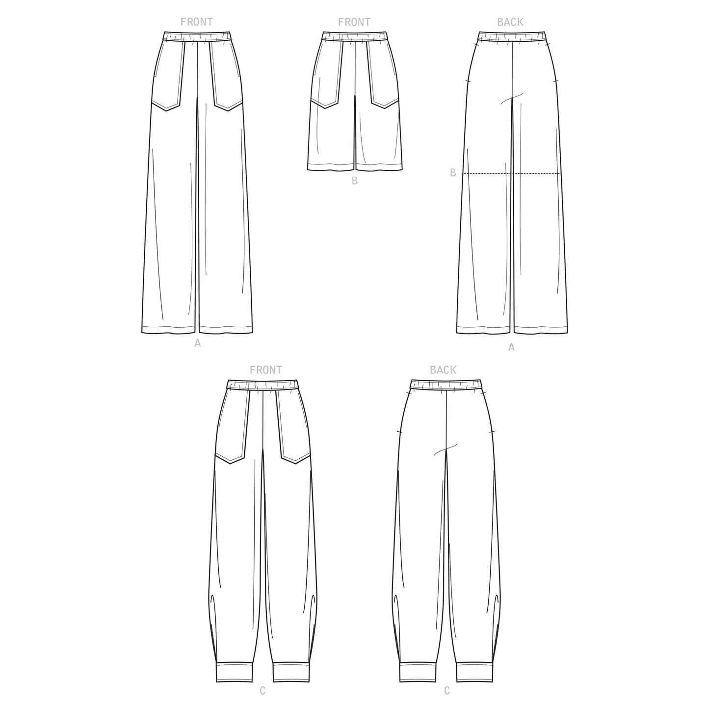 Symønster Simplicity 9236 - Bukse Shorts - Dame | Bilde 6