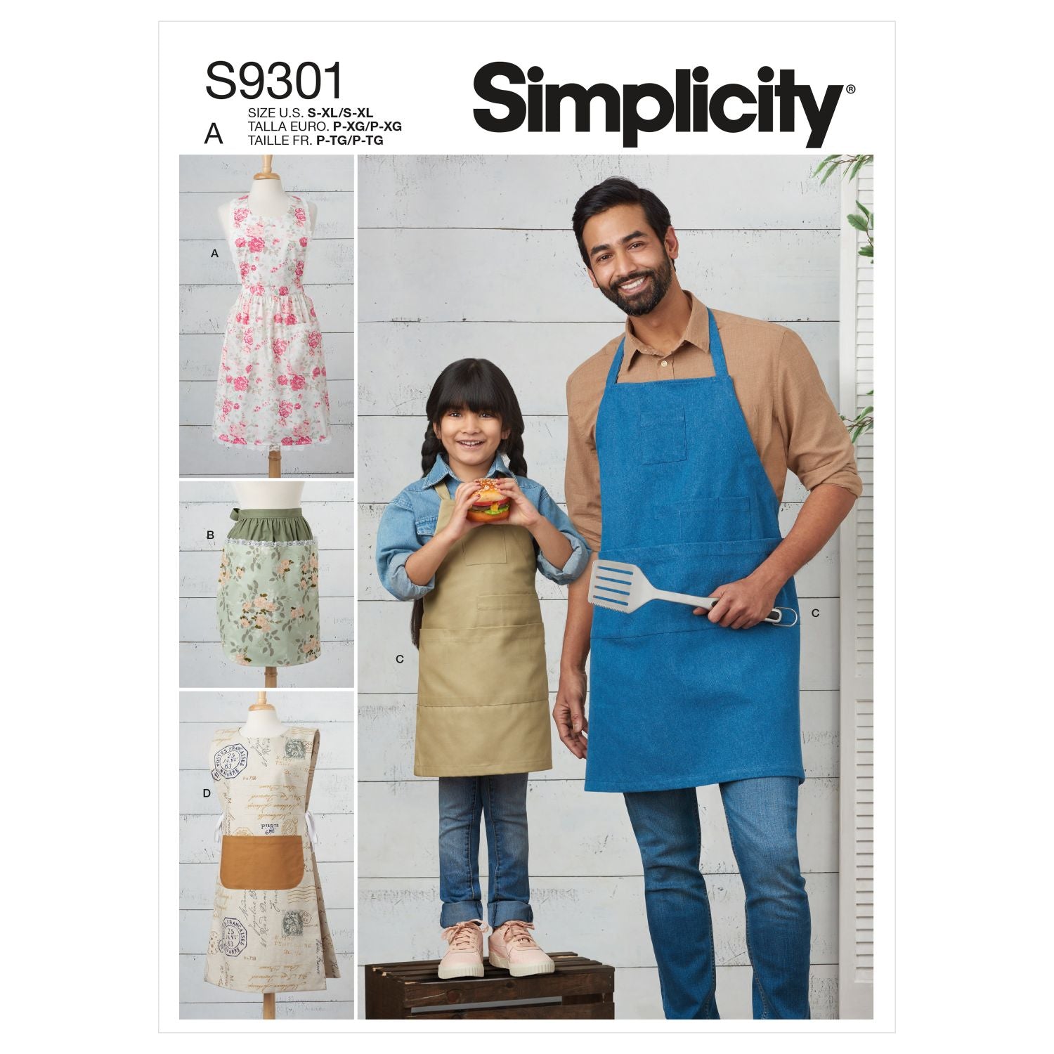 Symønster Simplicity 9301 - Forkle | Bilde 5
