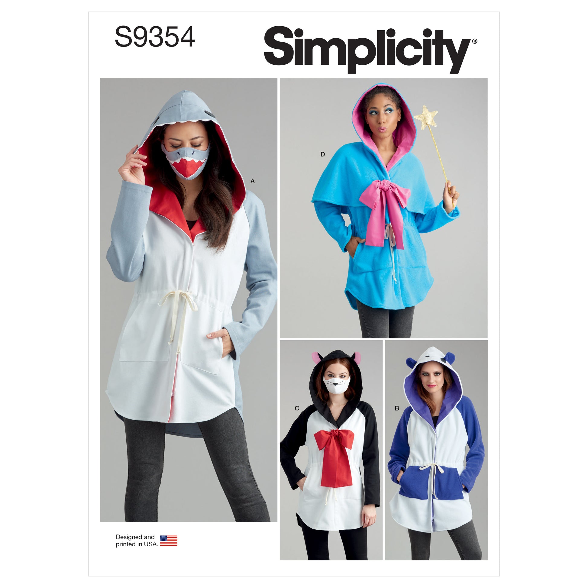 Symønster Simplicity 9354 - Kostyme - Dame - Karneval | Bilde 8