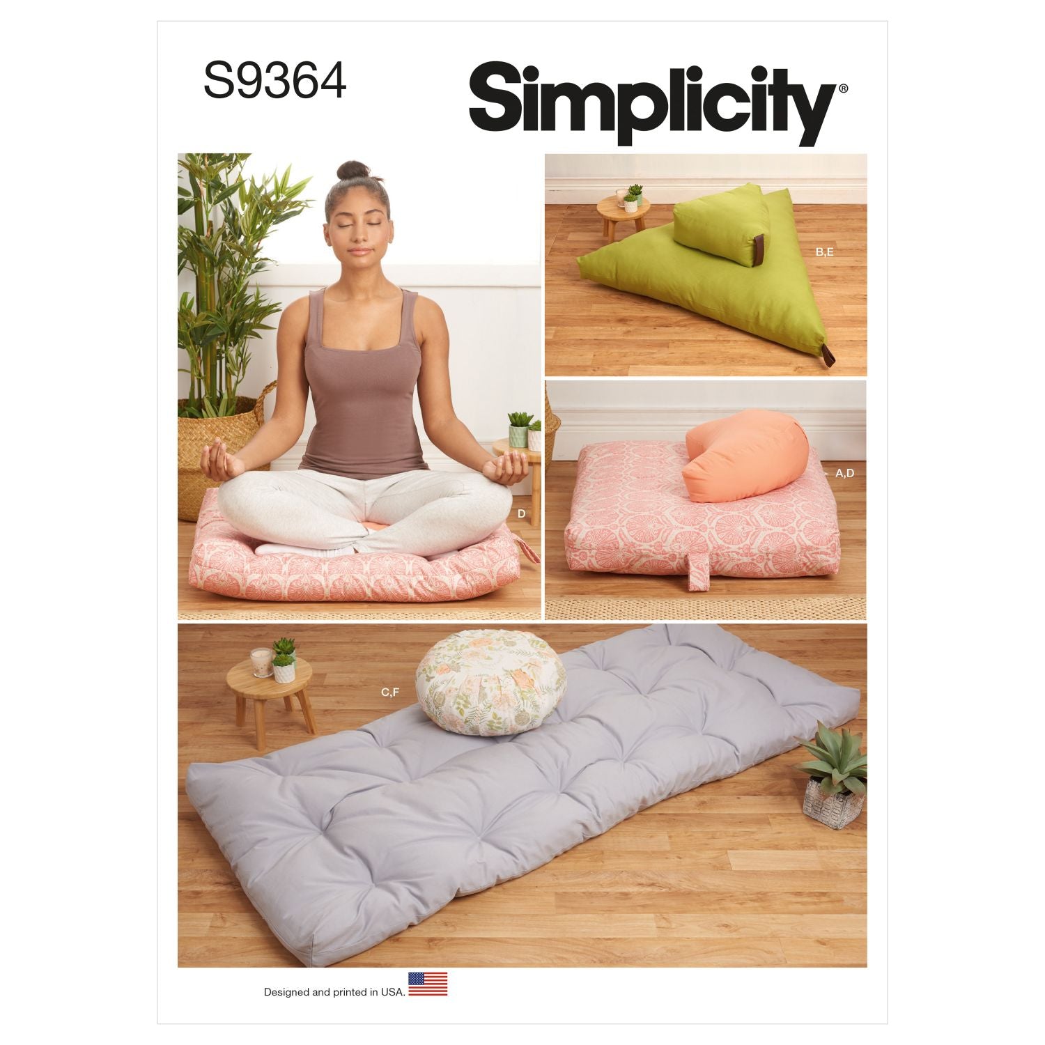 Symønster Simplicity 9364 - Pute Hjemmedekorasjon | Bilde 7