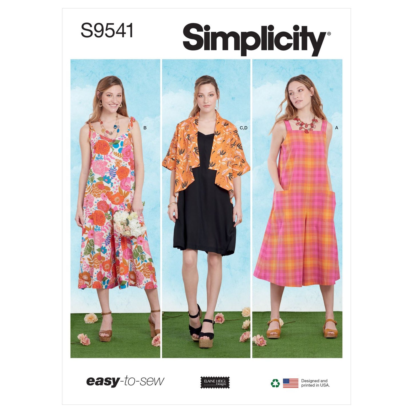 Symønster Simplicity 9541 - Kjole Jakke Buksedrakter - Dame | Bilde 6