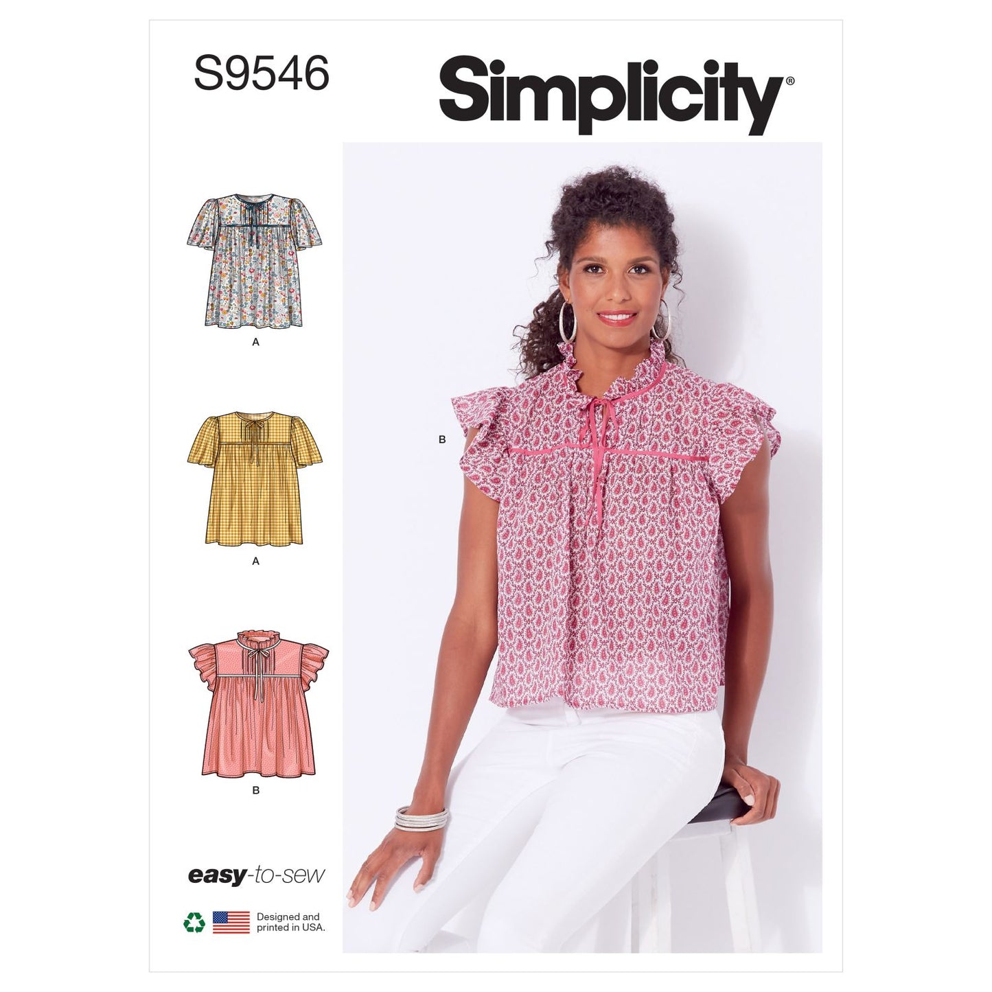 Symønster Simplicity 9546 - Topp - Dame | Bilde 7