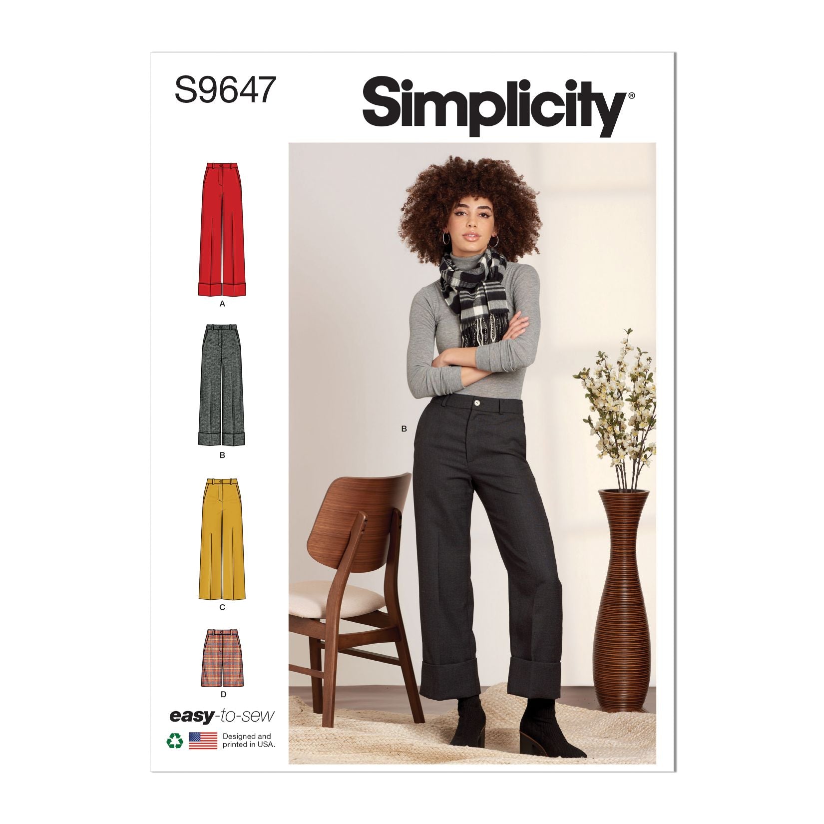 Symønster Simplicity 9647 - Bukse Shorts - Dame | Bilde 7