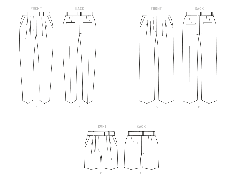Symønster Butterick 6878 - Bukse Shorts - Dame | Bilde 6