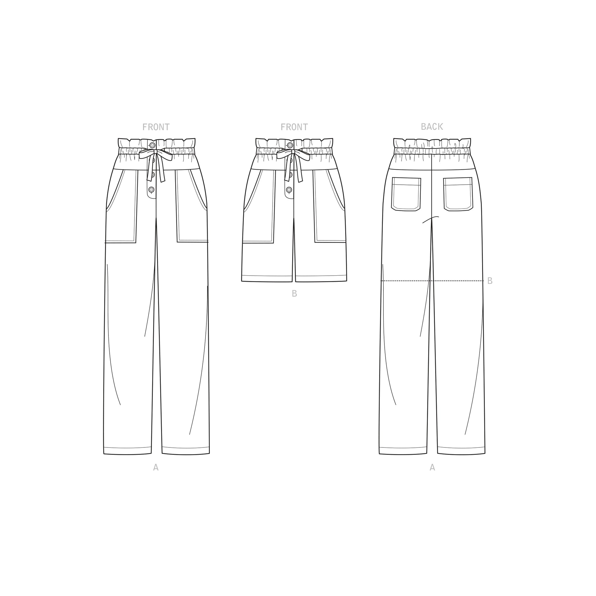Symønster New Look 6674 - Bukse Shorts - Dame | Bilde 8