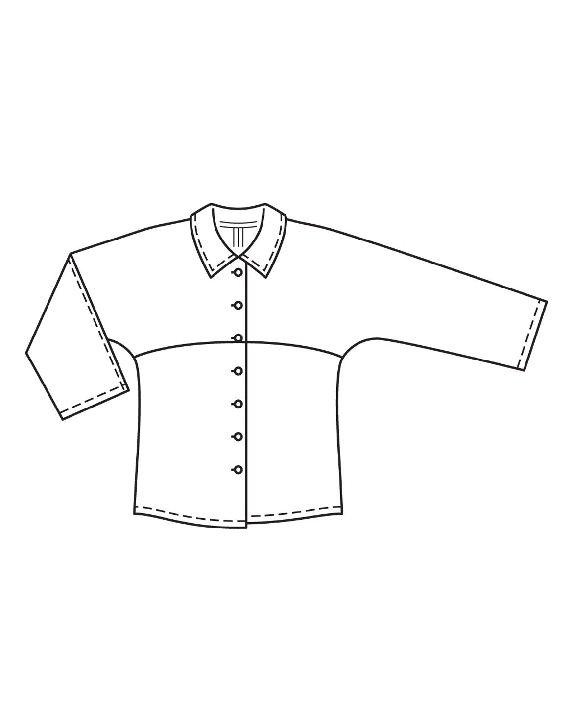 Symønster Burda 5887 - Bluse Skjorte - Dame | Bilde 10
