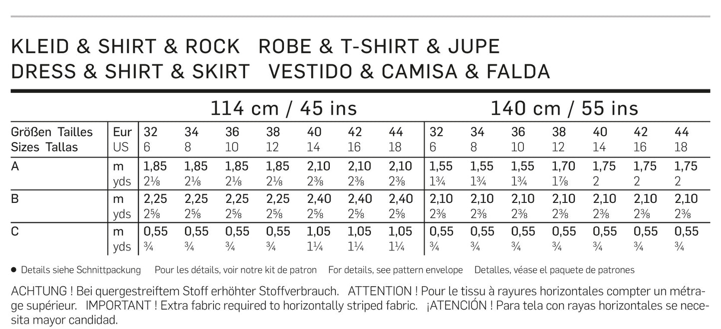Symønster PDF symønster - Burda 7148 - Coordinates Skjørt Kjole Skjorte - Dame - Casual | Bilde 5