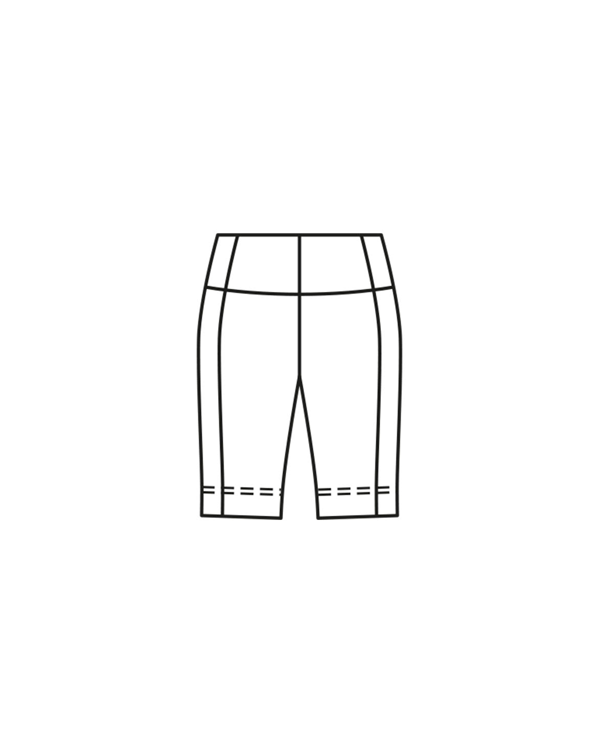 PDF-symønster - Burda 07/2023 #114 - Sportstøy Shorts - Dame | Bilde 5