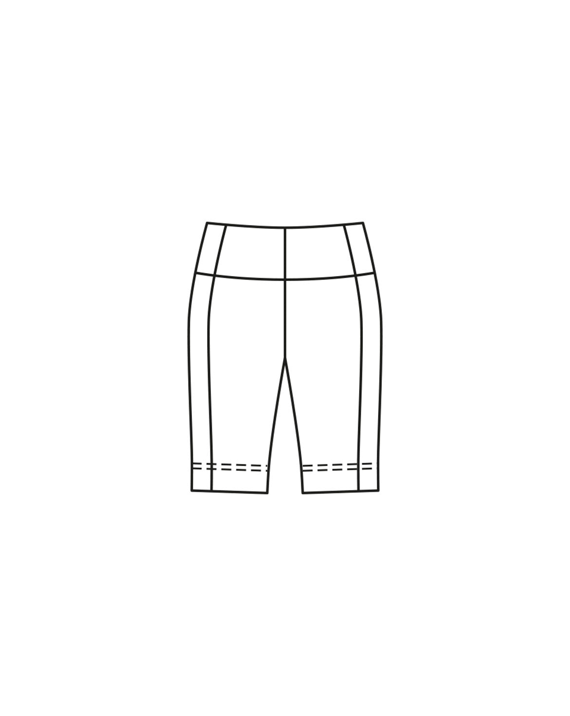 PDF-symønster - Burda 07/2023 #114 - Sportstøy Shorts - Dame | Bilde 4