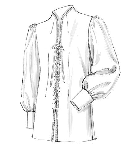 Symønster McCall´s 2027 - Skjorte Historisk kostyme - Herre | Bilde 3