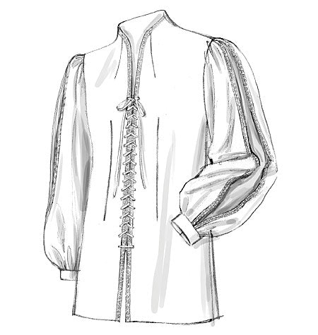 Symønster McCall´s 2027 - Skjorte Historisk kostyme - Herre | Bilde 4