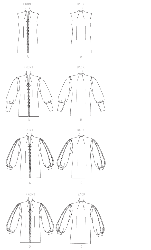Symønster McCall´s 2027 - Skjorte Historisk kostyme - Herre | Bilde 5