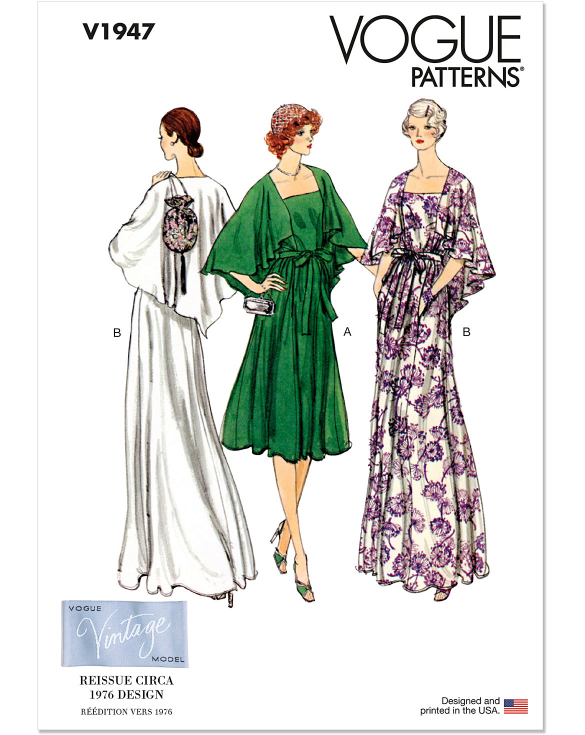 Symønster Vogue Patterns V1947 - Kjole Vintage - Dame | Bilde 2