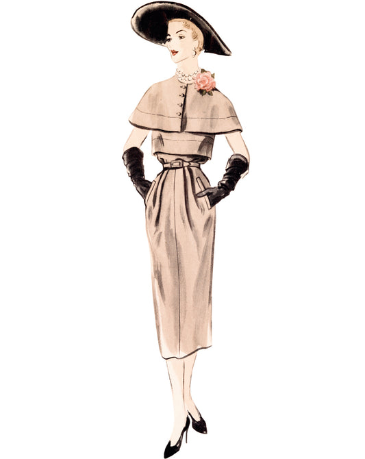 Symønster Vogue Patterns V1964 - Kjole Vintage - Dame | Bilde 4