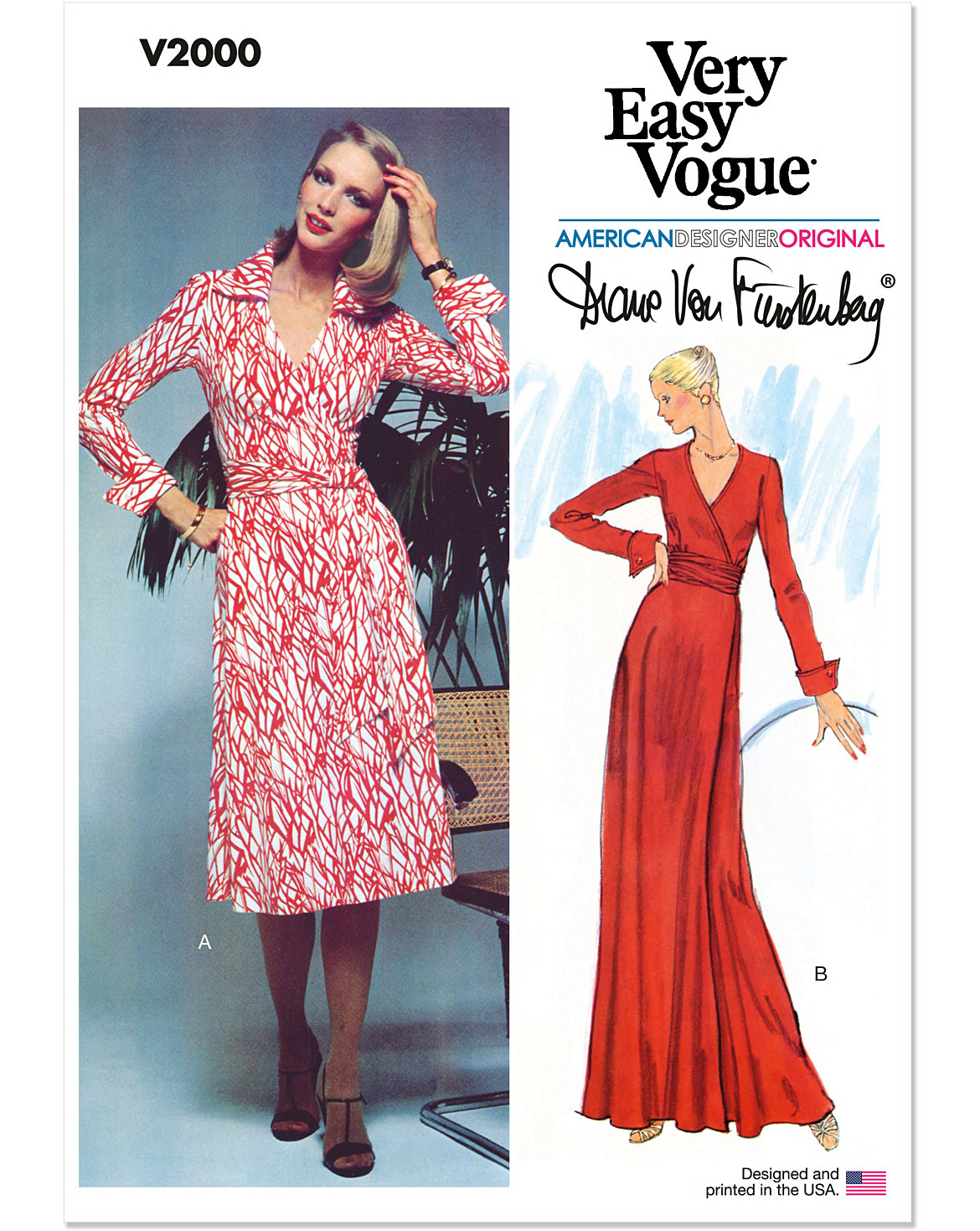 Symønster Vogue Patterns 2000 - Kjole - Dame | Bilde 2
