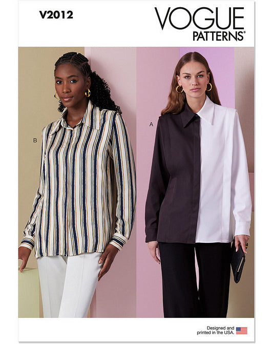 Symønster Vogue Patterns 2012 - Skjorte - Dame | Bilde 3