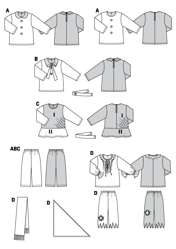 PDF-symønster - Burda 2506 - Kostyme - Gutt - Karneval | Bilde 6