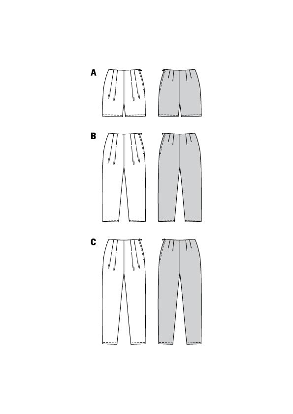 Symønster Burda 5942 - Bukse Shorts - Dame | Bilde 11