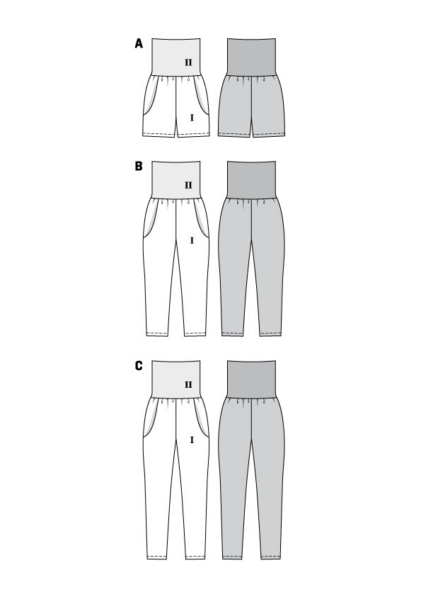 Symønster Burda 6124 - Bukse Shorts - Dame | Bilde 11
