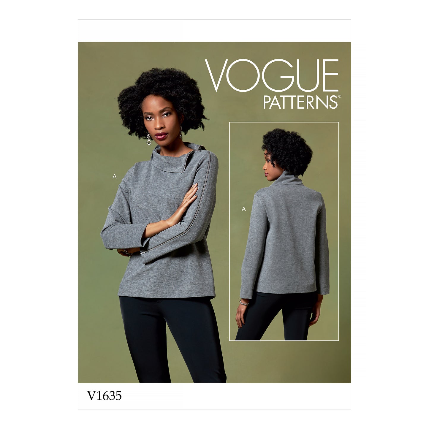 Symønster Vogue Patterns 1635 - Topp Genser - Dame | Bilde 4