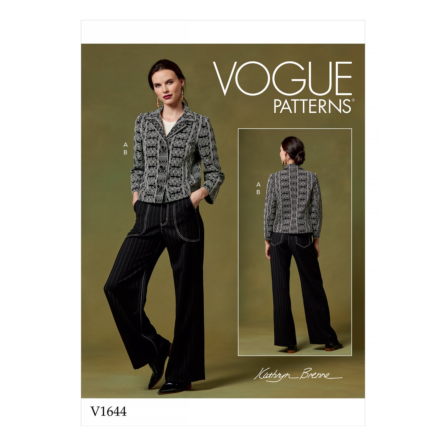 Symønster Vogue Patterns 1644 - Jakke Topp Bukse - Dame | Bilde 4