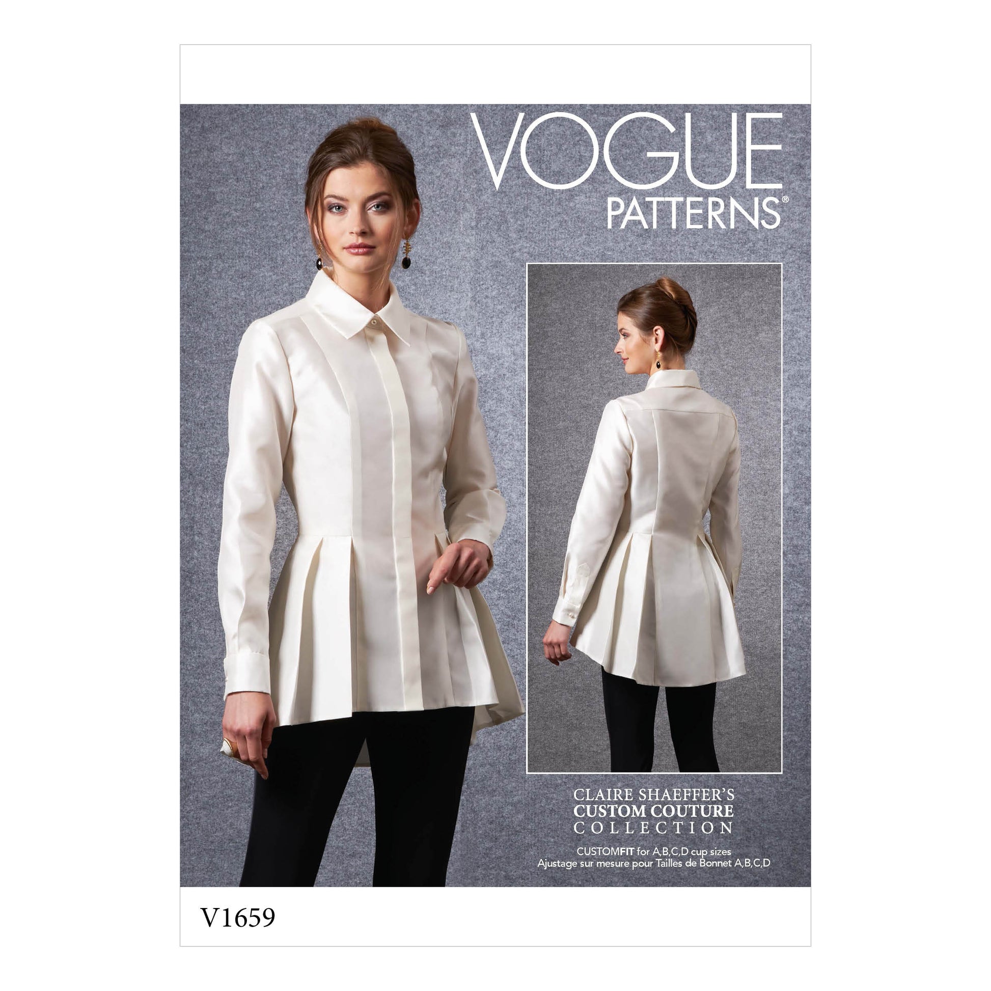 Symønster Vogue Patterns 1659 - Skjorte - Dame | Bilde 4