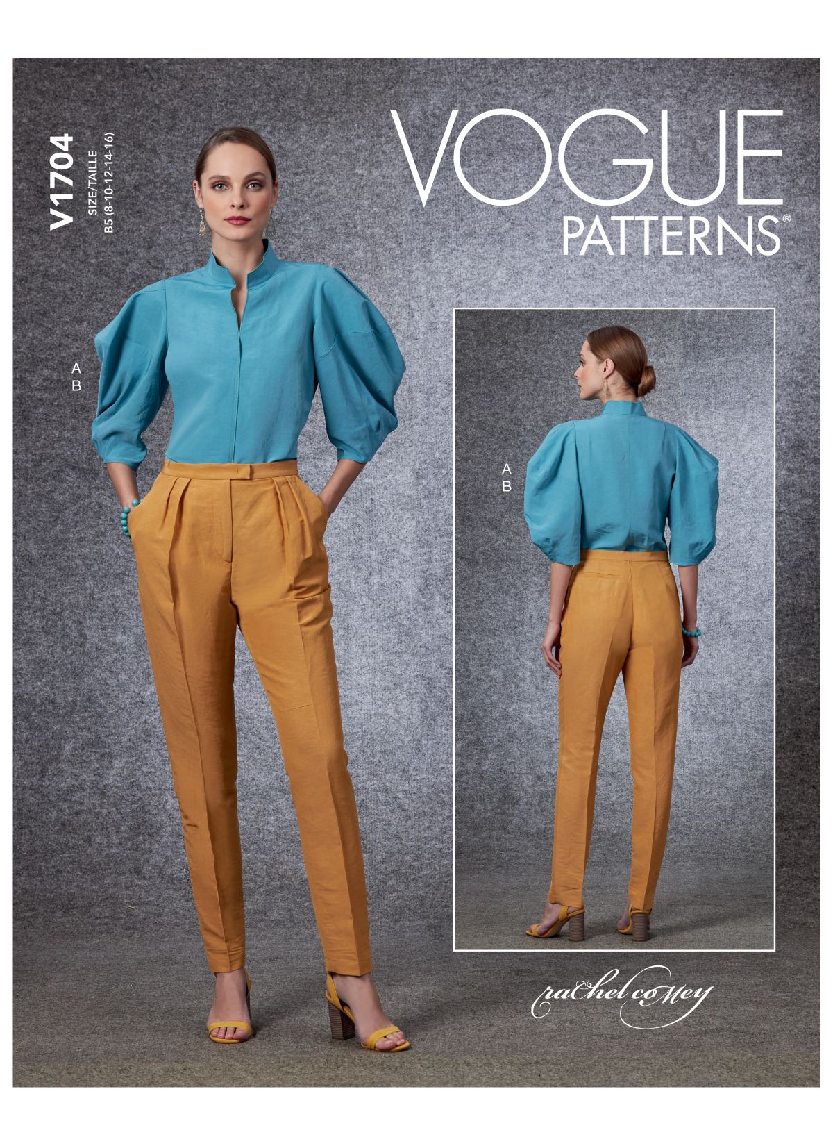 Symønster Vogue Patterns 1704 - Bukse Bluse - Dame | Bilde 3