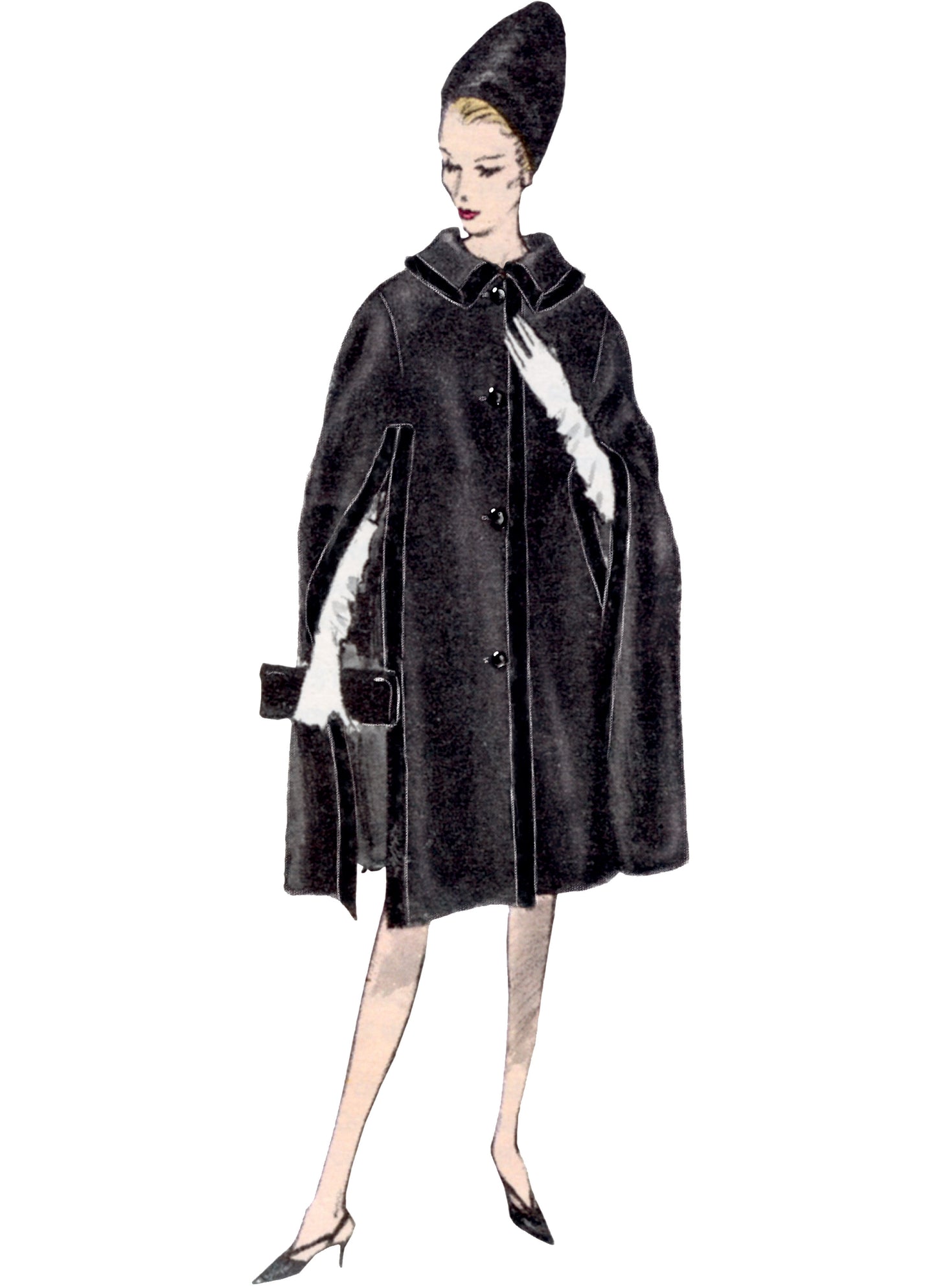 Symønster Vogue Patterns 1838 - Frakk Vintage - Dame | Bilde 3