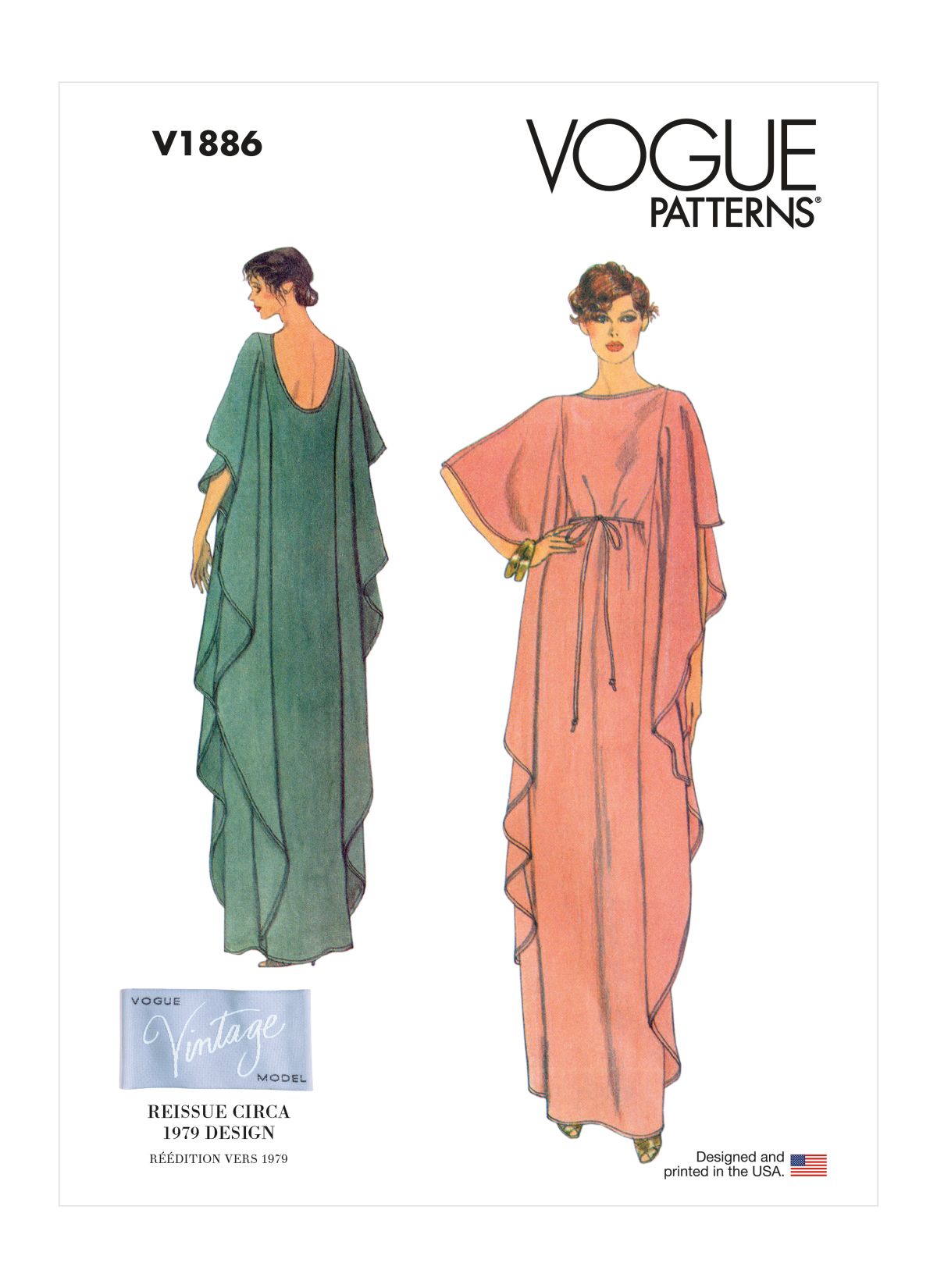 Symønster Vogue Patterns 1886 - Kjole Vintage - Dame | Bilde 3