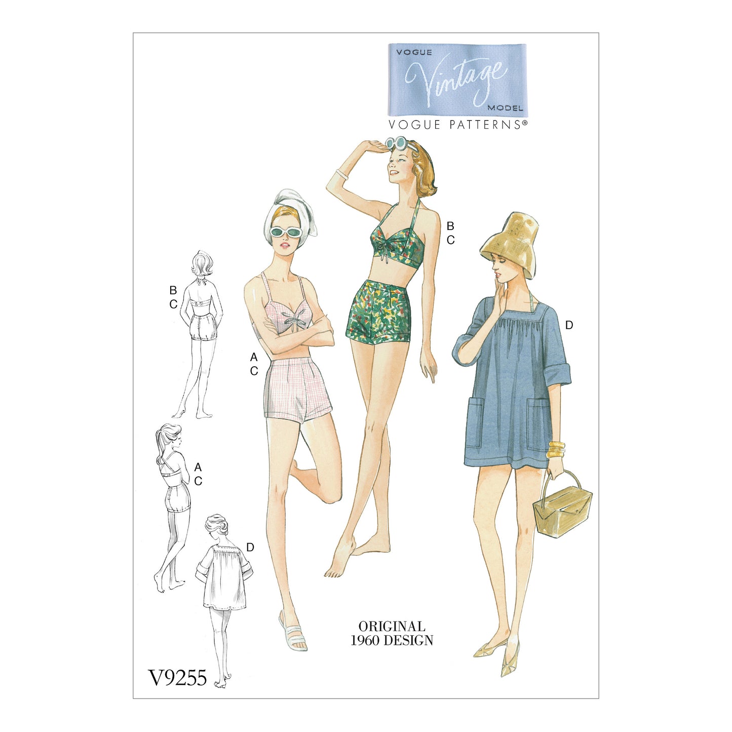 Vogue Patterns 9255- Vintage - Dame
