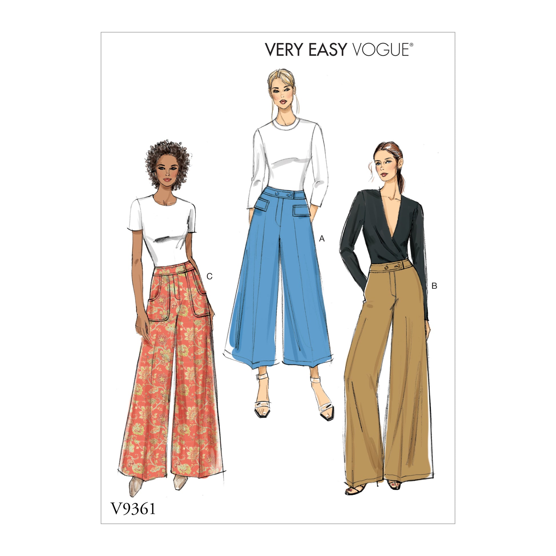 Symønster Vogue Patterns 9361 - Bukse - Dame | Bilde 3
