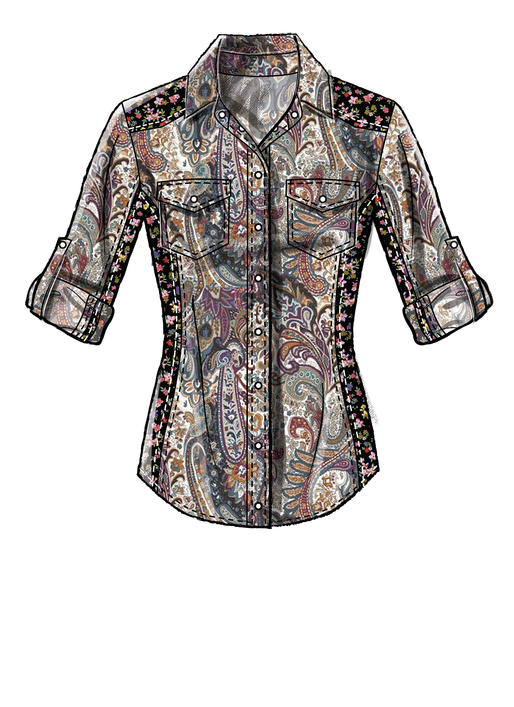 Symønster McCall´s 8027 - Bluse Skjorte - Dame | Bilde 2