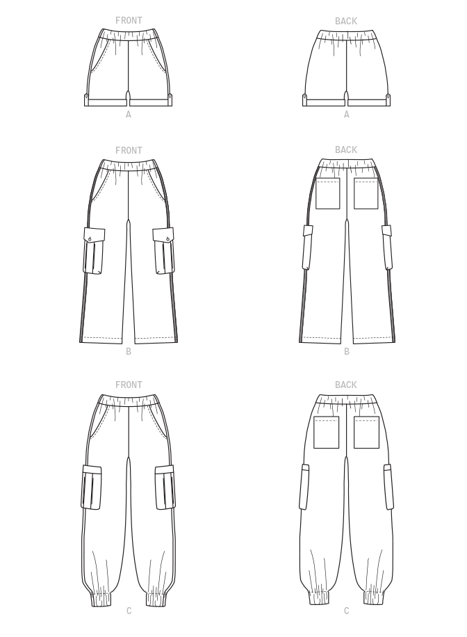 Symønster McCall´s 8099 - Bukse Shorts - Dame | Bilde 5