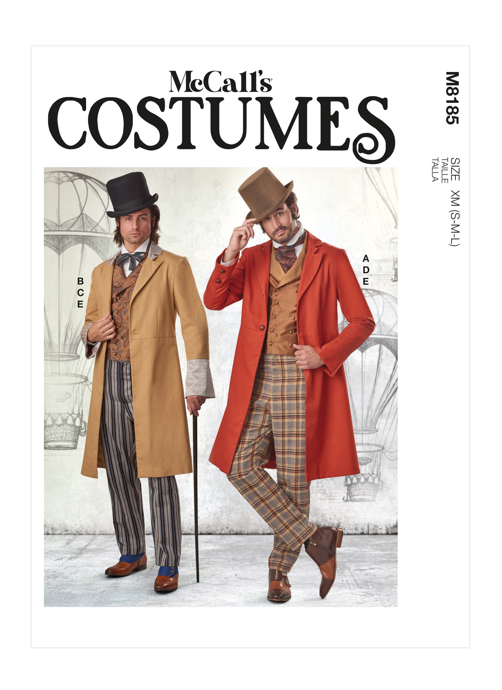 Symønster McCall´s 8185 - Kostyme Historisk kostyme - Herre - Karneval | Bilde 7