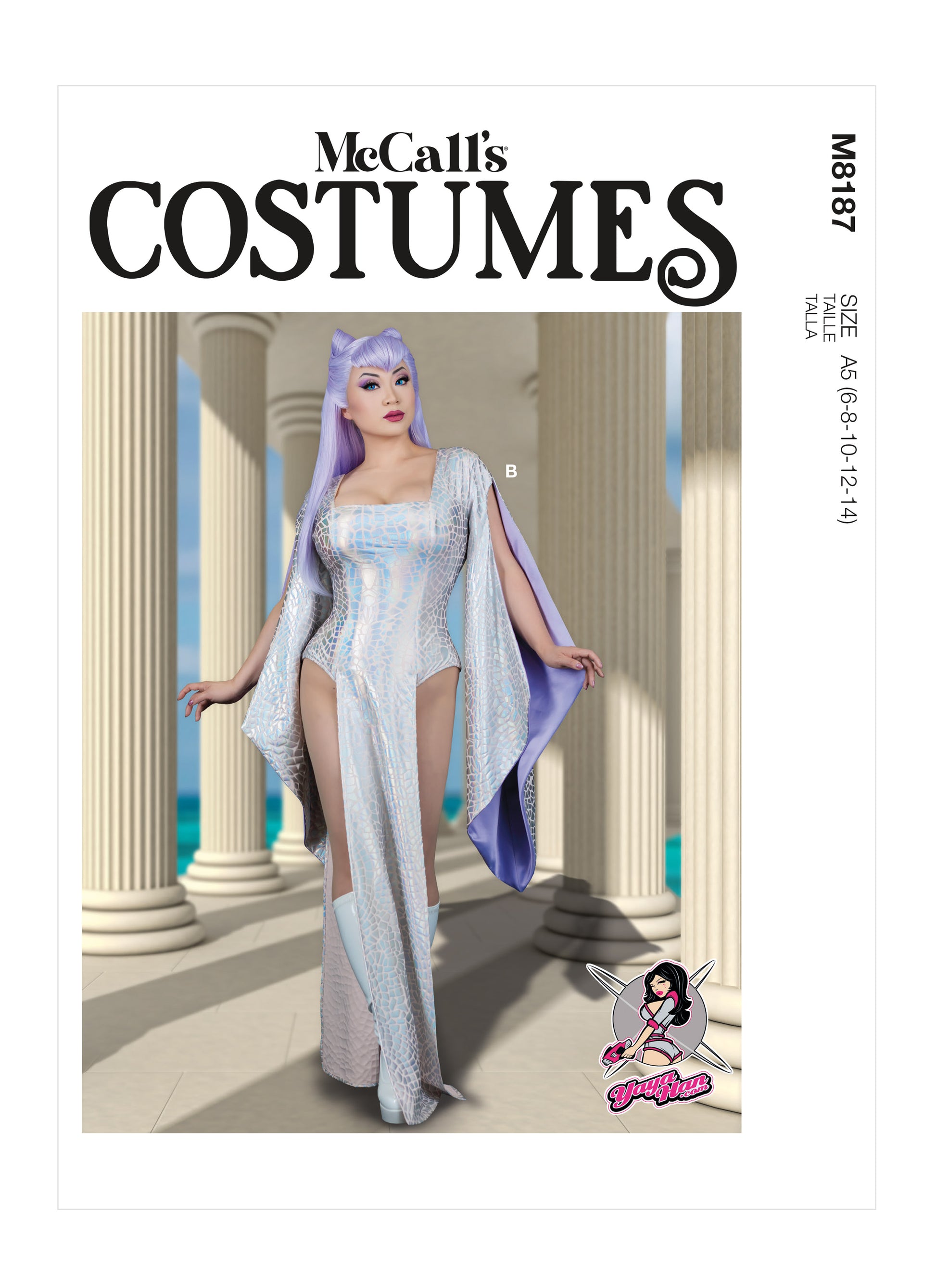 Symønster McCall´s 8187 - Kostyme - Dame - Karneval | Bilde 4
