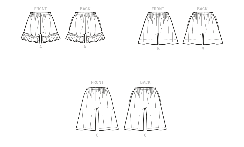Symønster McCall´s 8221 - Shorts - Dame | Bilde 7