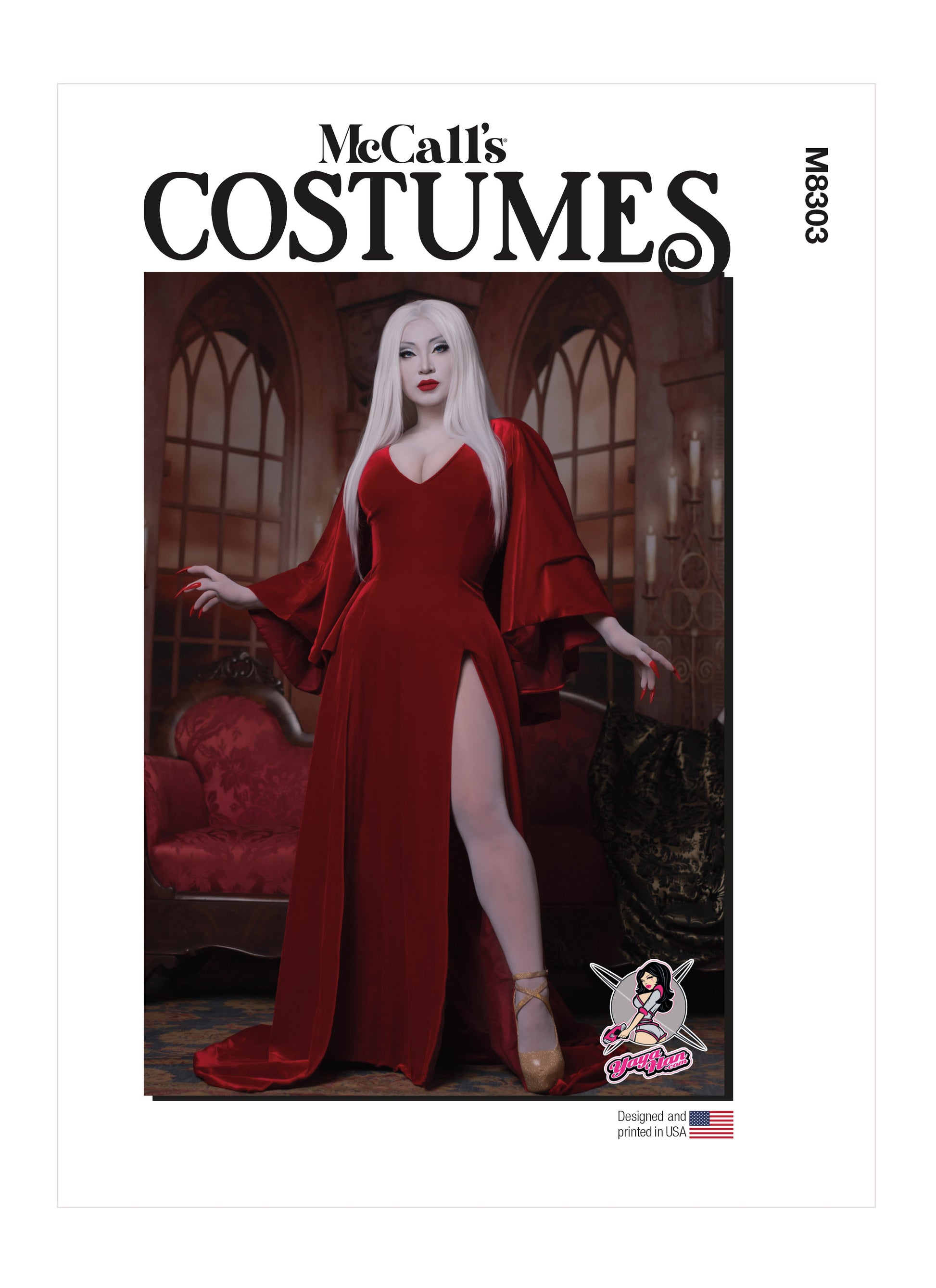 Symønster McCall´s 8303 - Kostyme - Dame - Karneval Halloween | Bilde 4