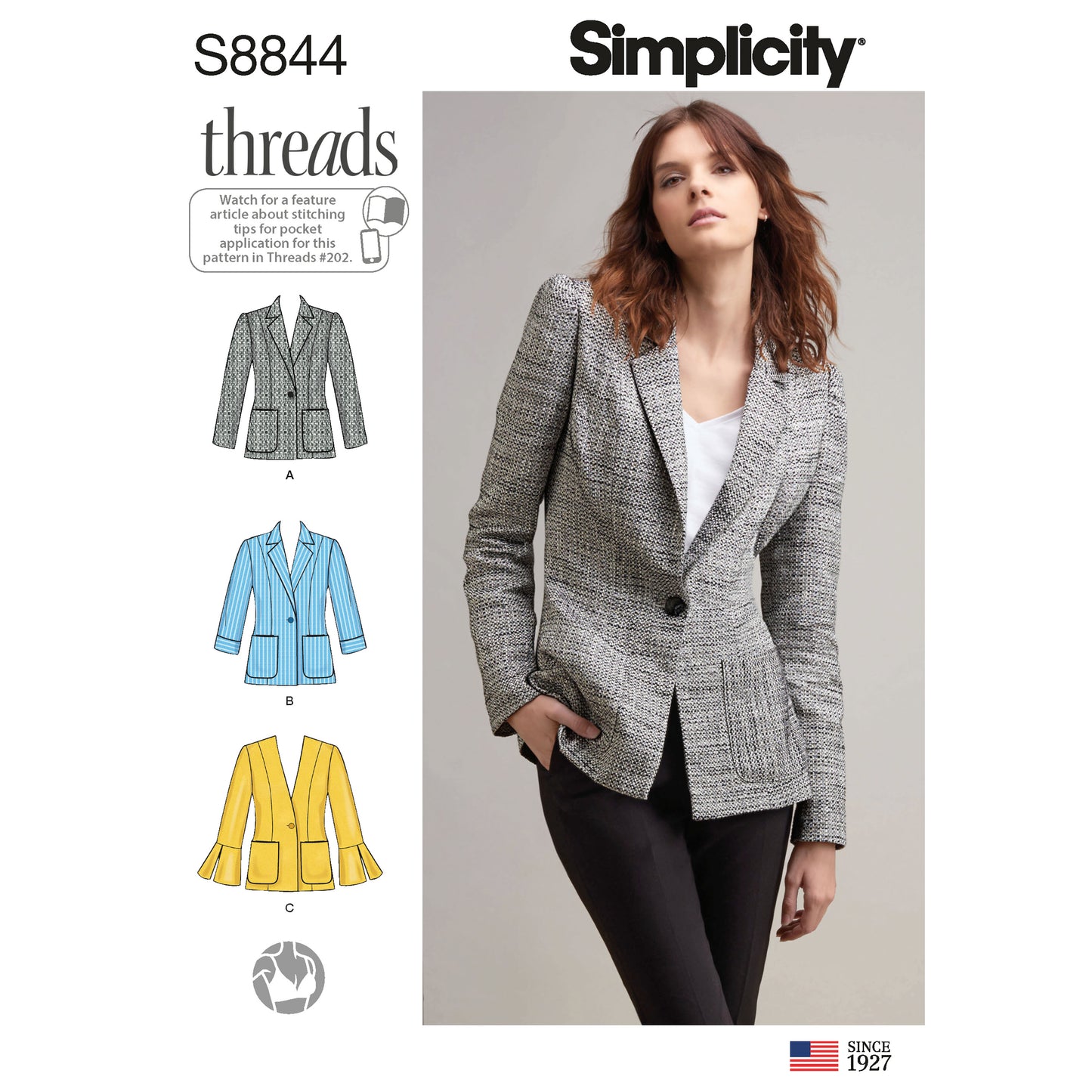 Symønster Simplicity 8844 - Dame - Business | Bilde 4