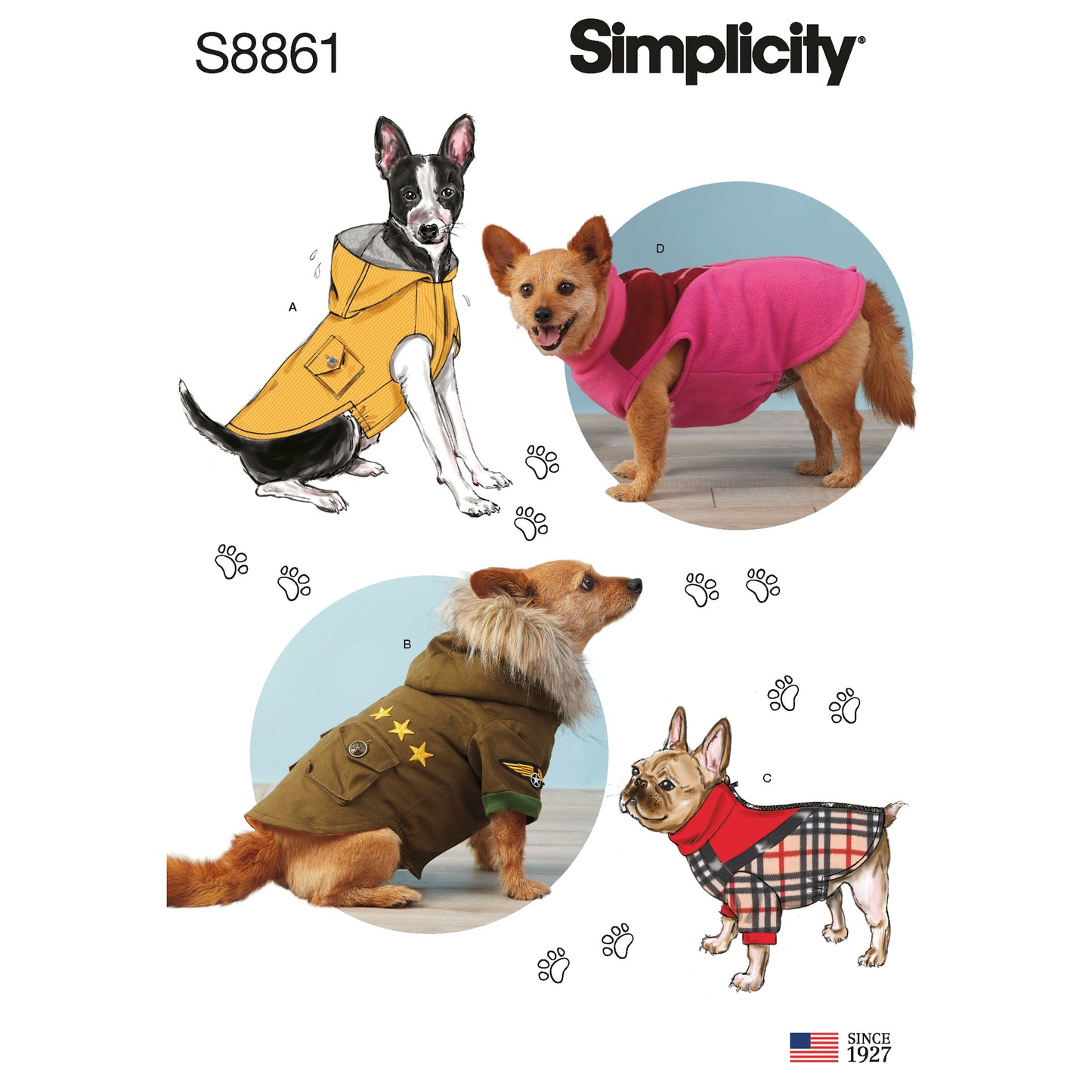 Symønster Simplicity 8861 - Frakk | Bilde 5