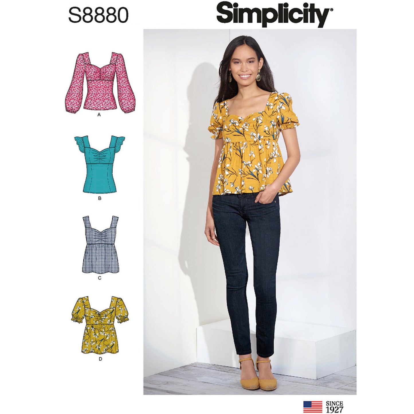 Symønster Simplicity 8880 - Topp - Dame | Bilde 4