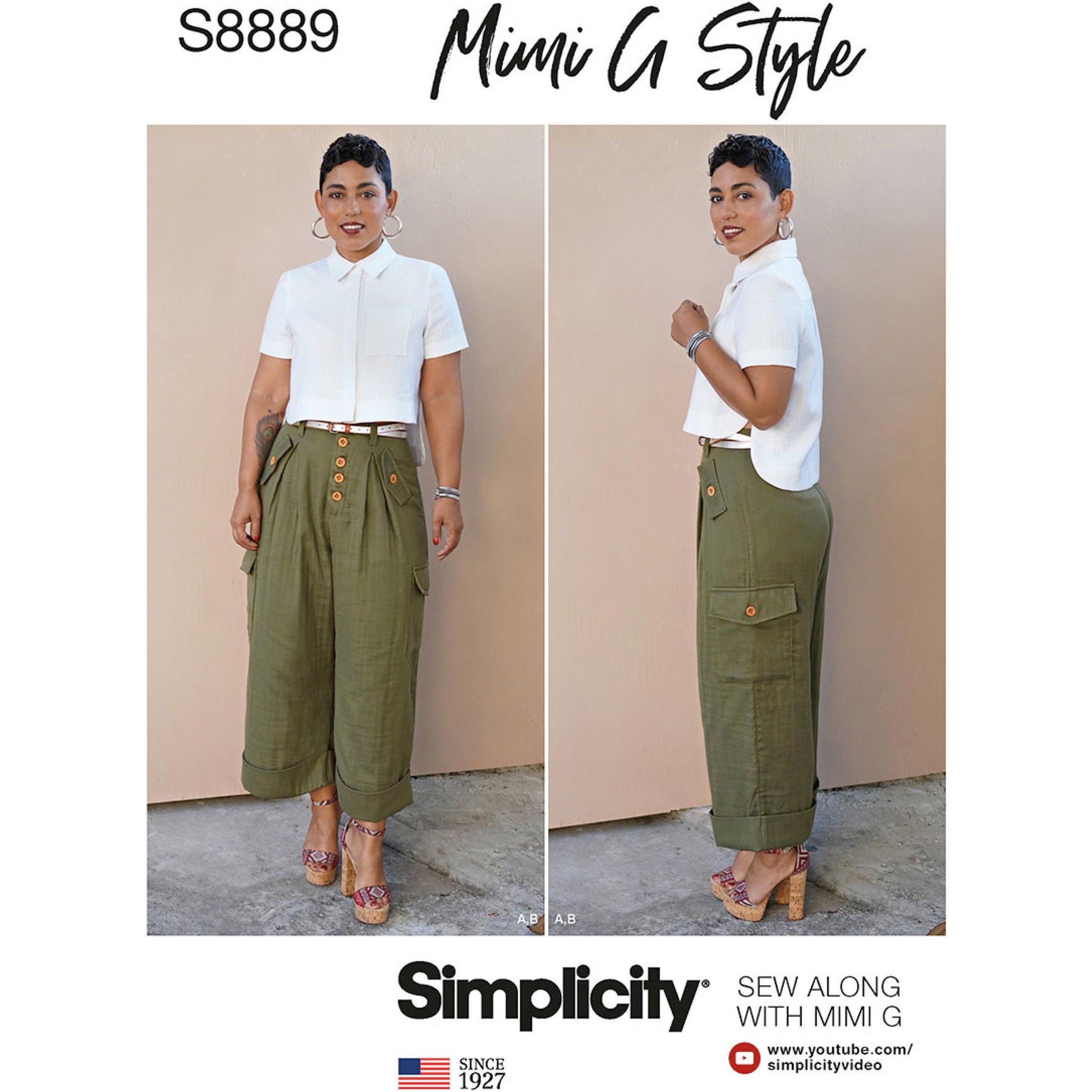 Symønster Simplicity 8889 - Bukse Skjorte - Dame | Bilde 6