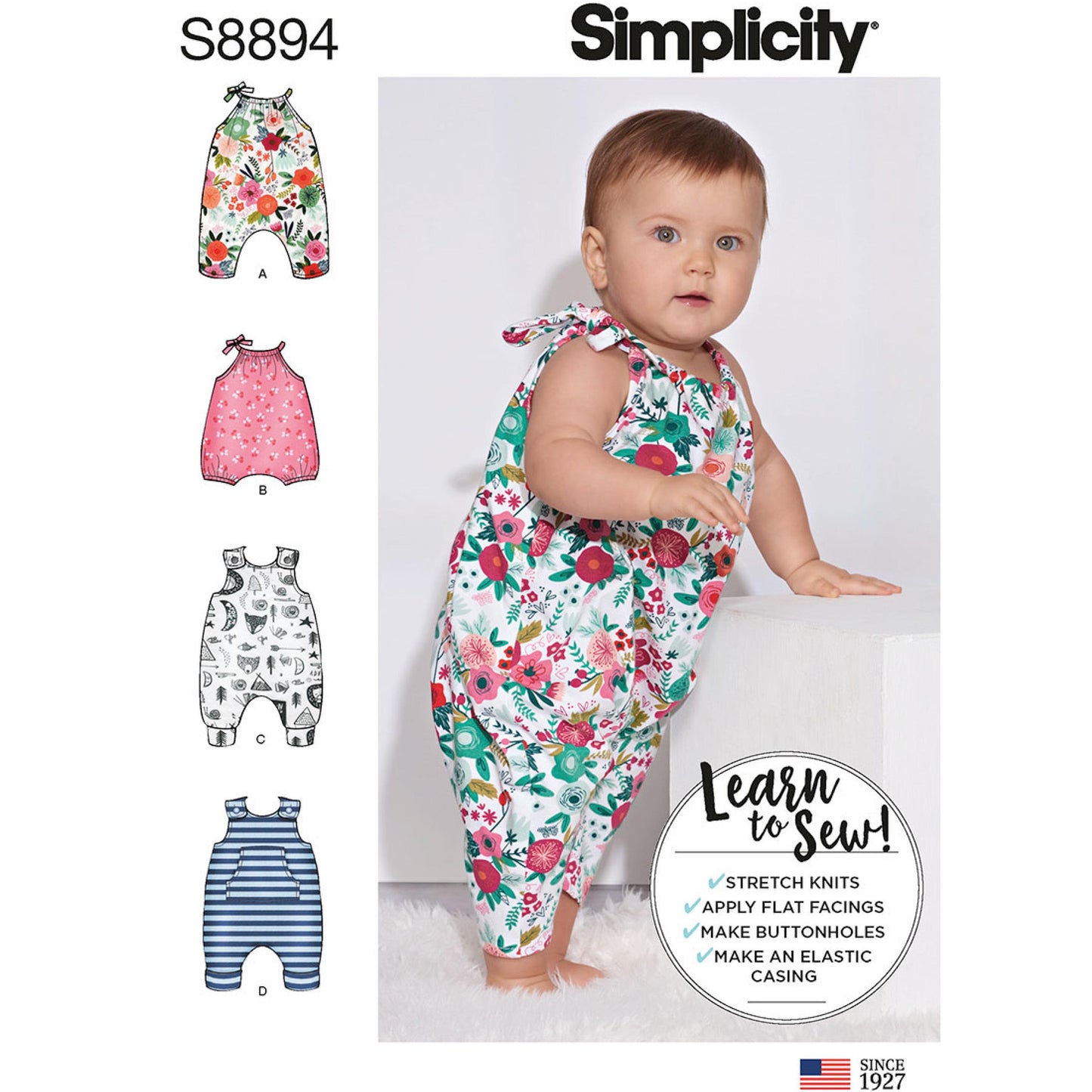 Symønster Simplicity 8894 - Baby | Bilde 4