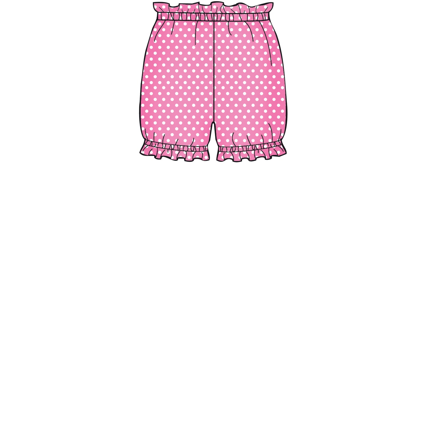 Symønster Simplicity 8933 - Bukse Shorts - Baby | Bilde 3
