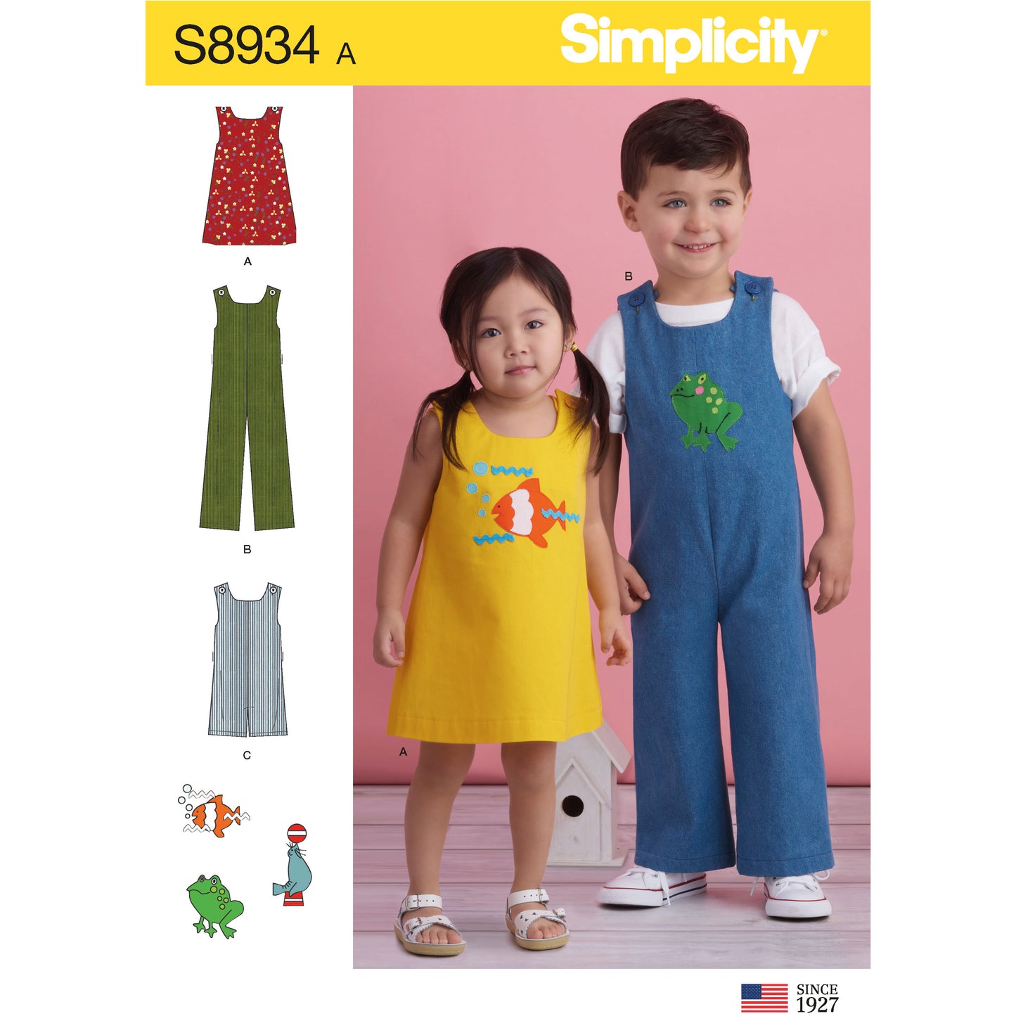 Symønster Simplicity 8934 - Buksedrakter - Baby | Bilde 7