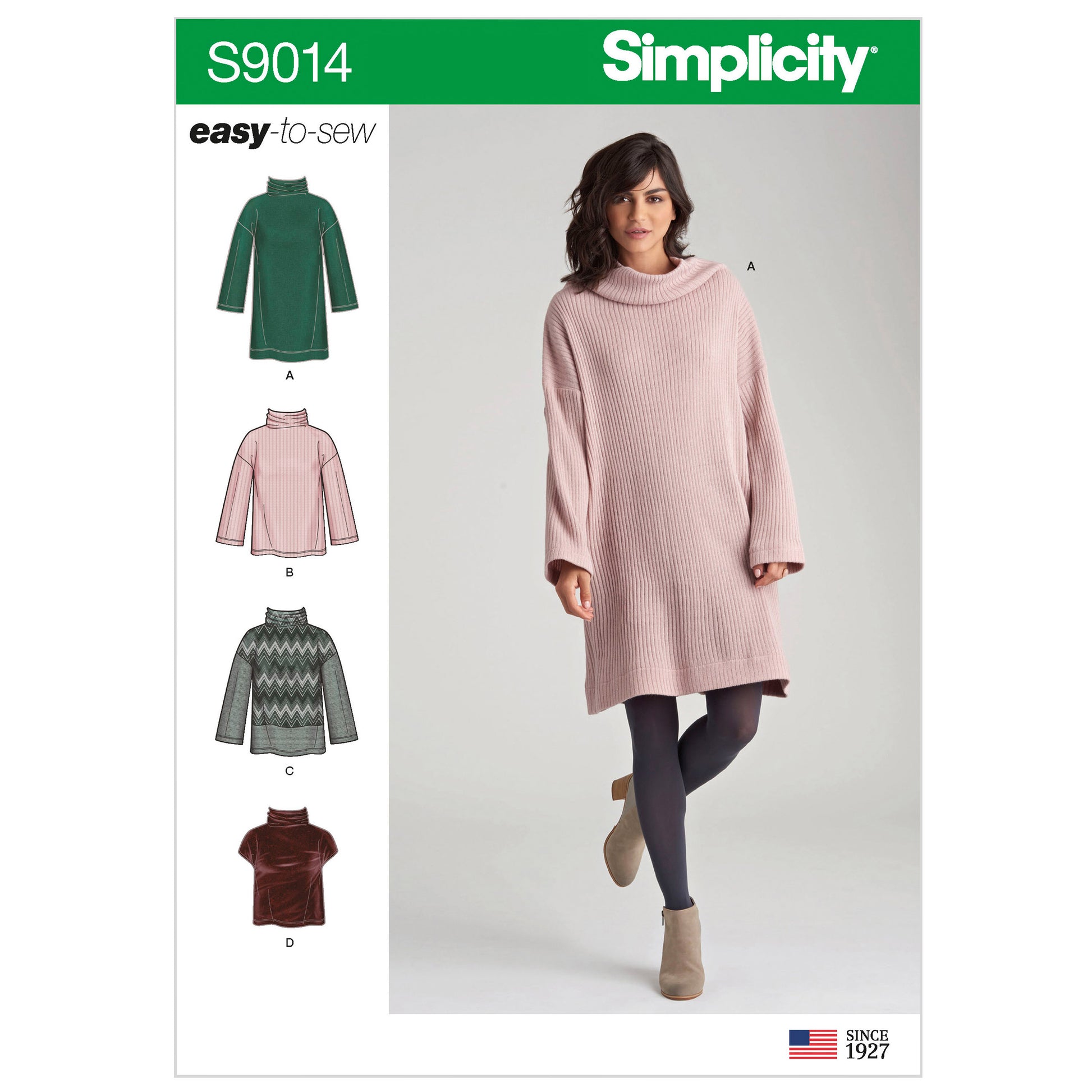 Symønster Simplicity 9014 - Topp Genser - Dame - Casual | Bilde 8
