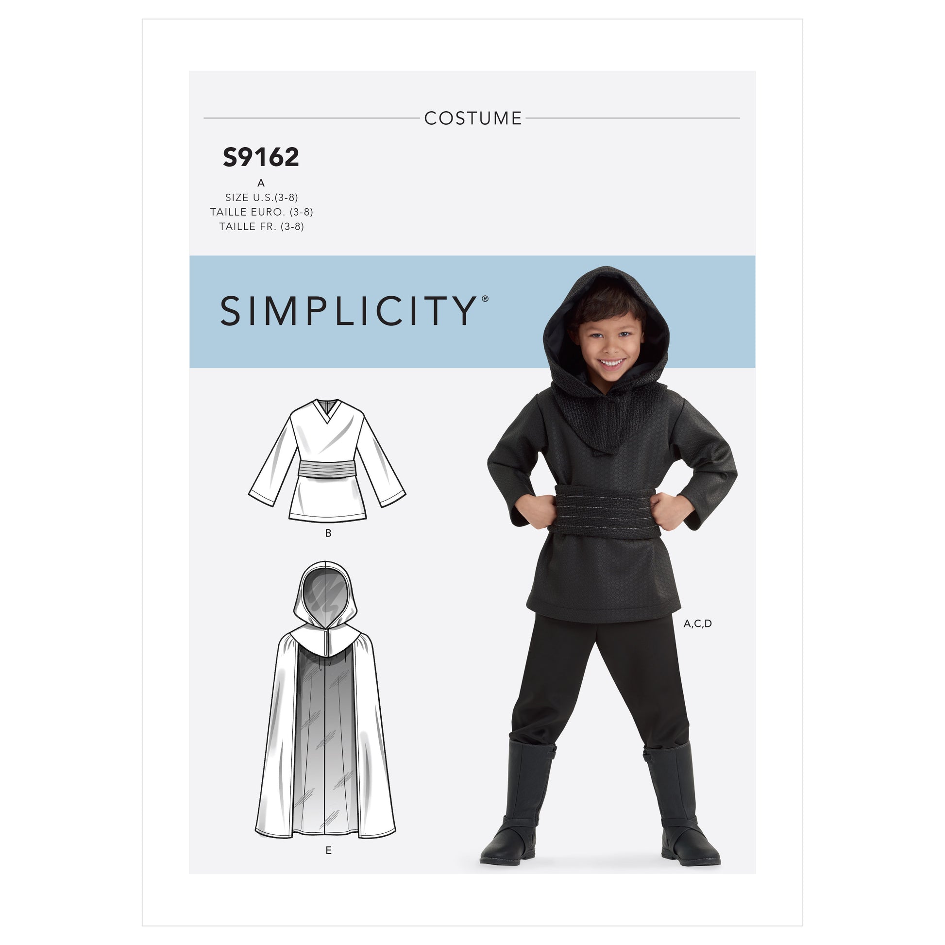 Symønster Simplicity 9162 - Kostyme - Gutt - Karneval | Bilde 4
