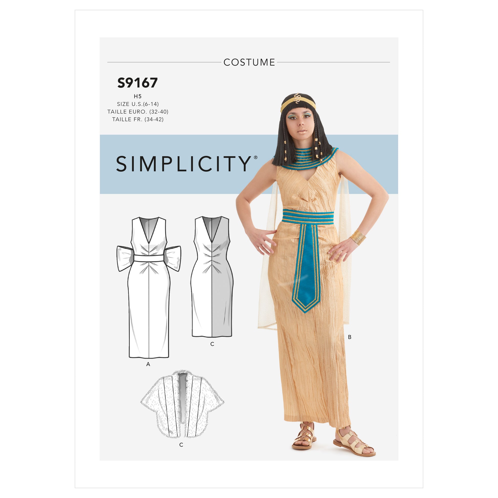 Symønster Simplicity 9167 - Kostyme - Dame - Karneval | Bilde 5