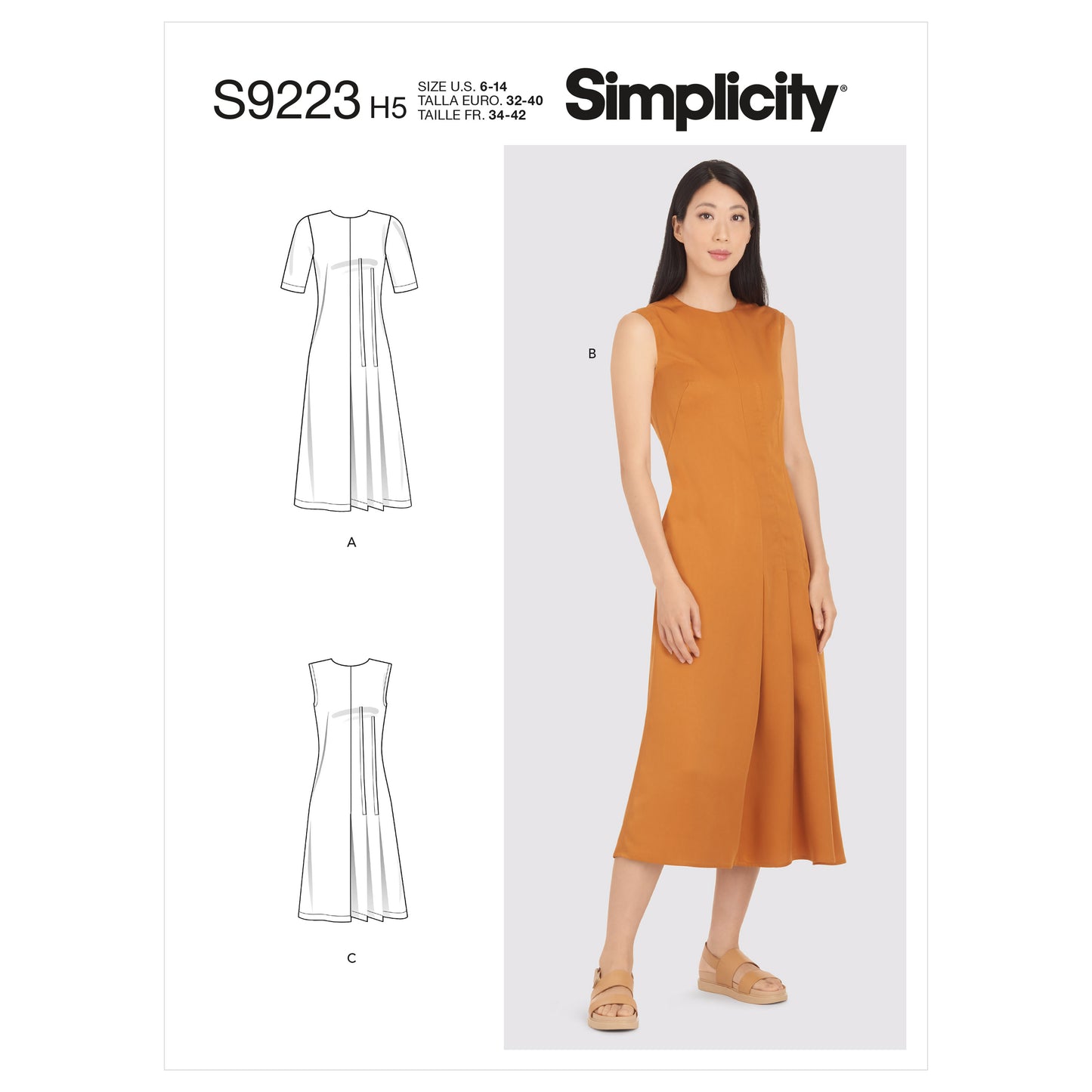 Symønster Simplicity 9223 - Kjole - Dame | Bilde 3
